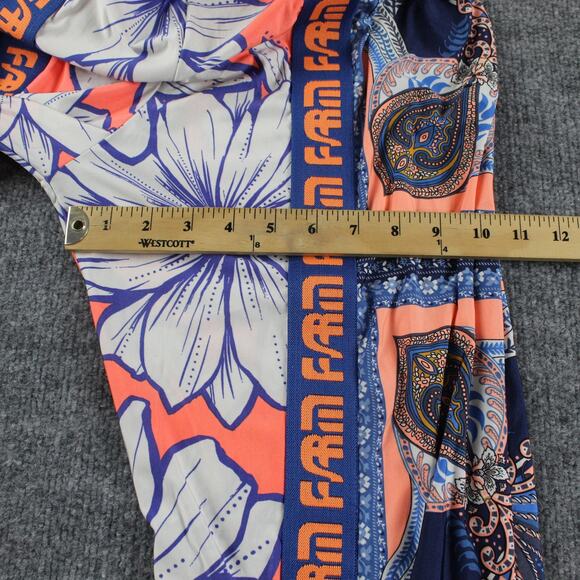 Farm Rio Pants Womens Small Balloon Floral Paisley Joggers Multicolor Boho Artsy - Picture 9 of 13